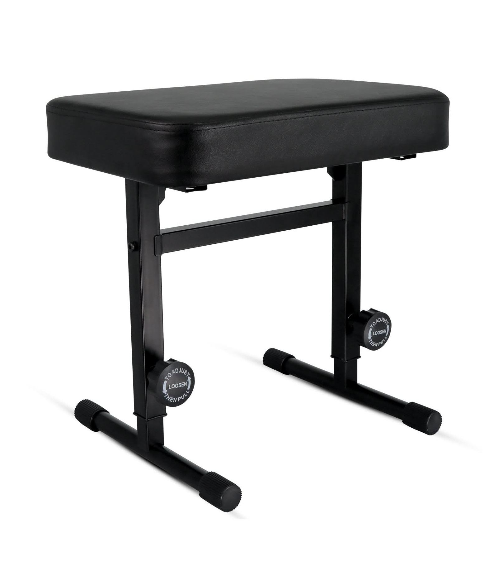 5 Core Keyboard Bench 3" Padded Cushioned Piano Stool Adjustable Guitar Seat