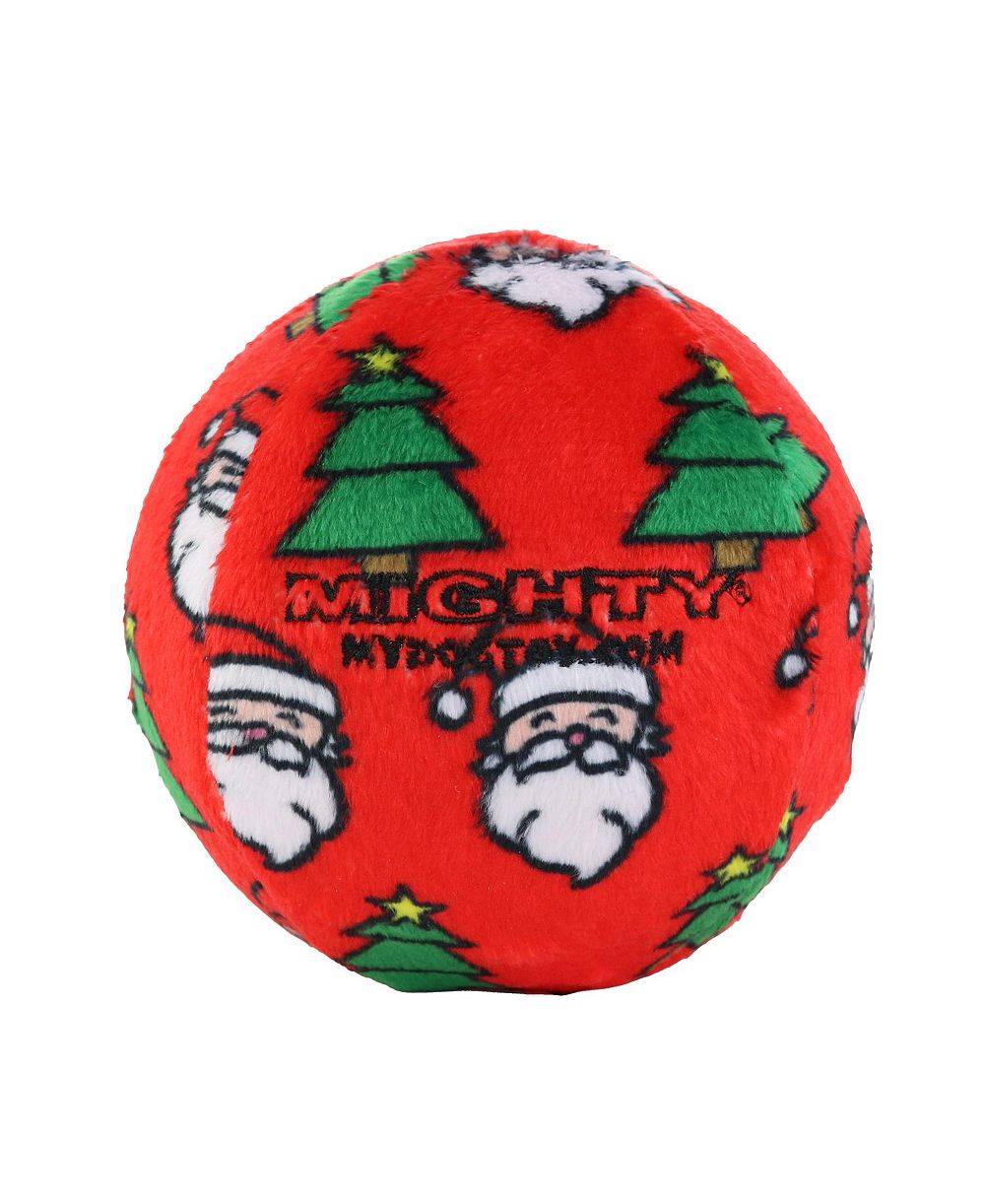 Игрушка для собак Mighty Medium Ball Christmas Squeaky