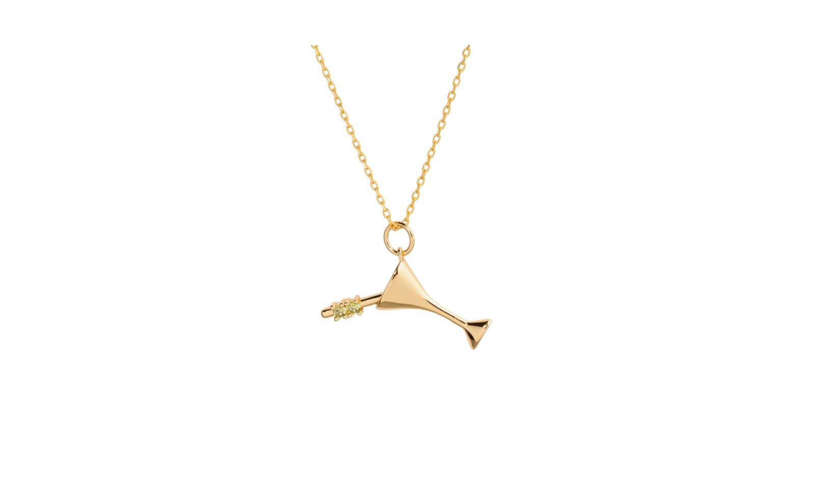 Подвеска Plated Martini Charm