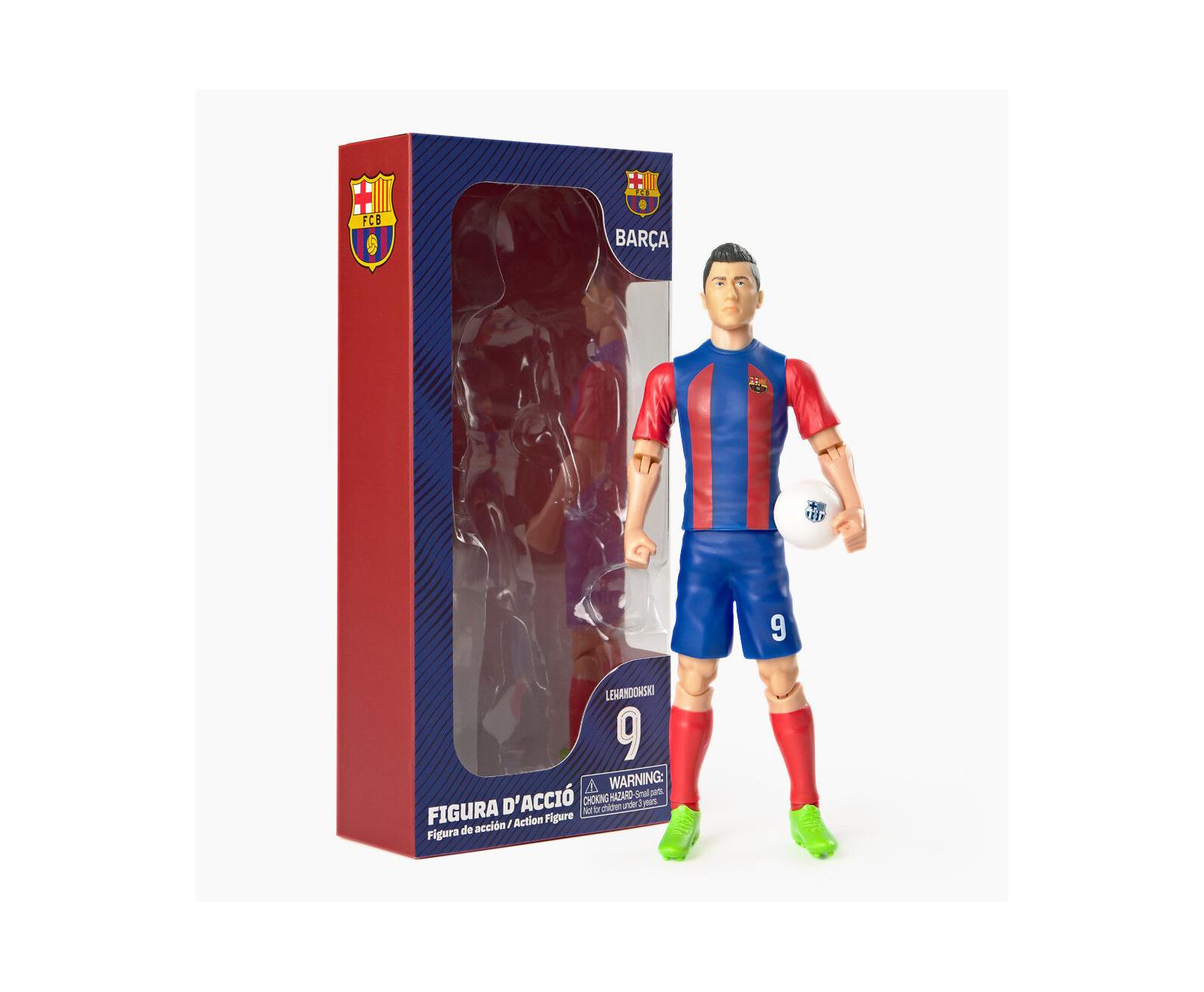 Коллекционная фигурка Banbo Toys SOCKERS FC Barcelona Lewandowski 8"