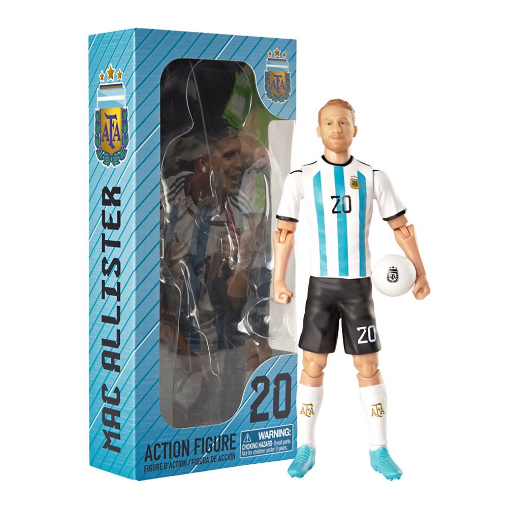 Banbo Toys Alexis Mac Allister Argentina 10-Point Articulated 8" Action Figure, Ages 14+