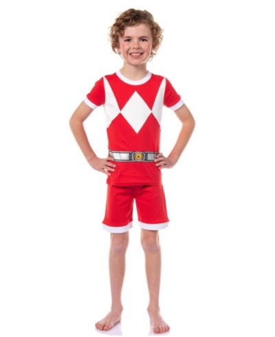 Power Rangers Детский комплект пижамы Power Rangers 2 Piece Tight Fit, шорты и футболка