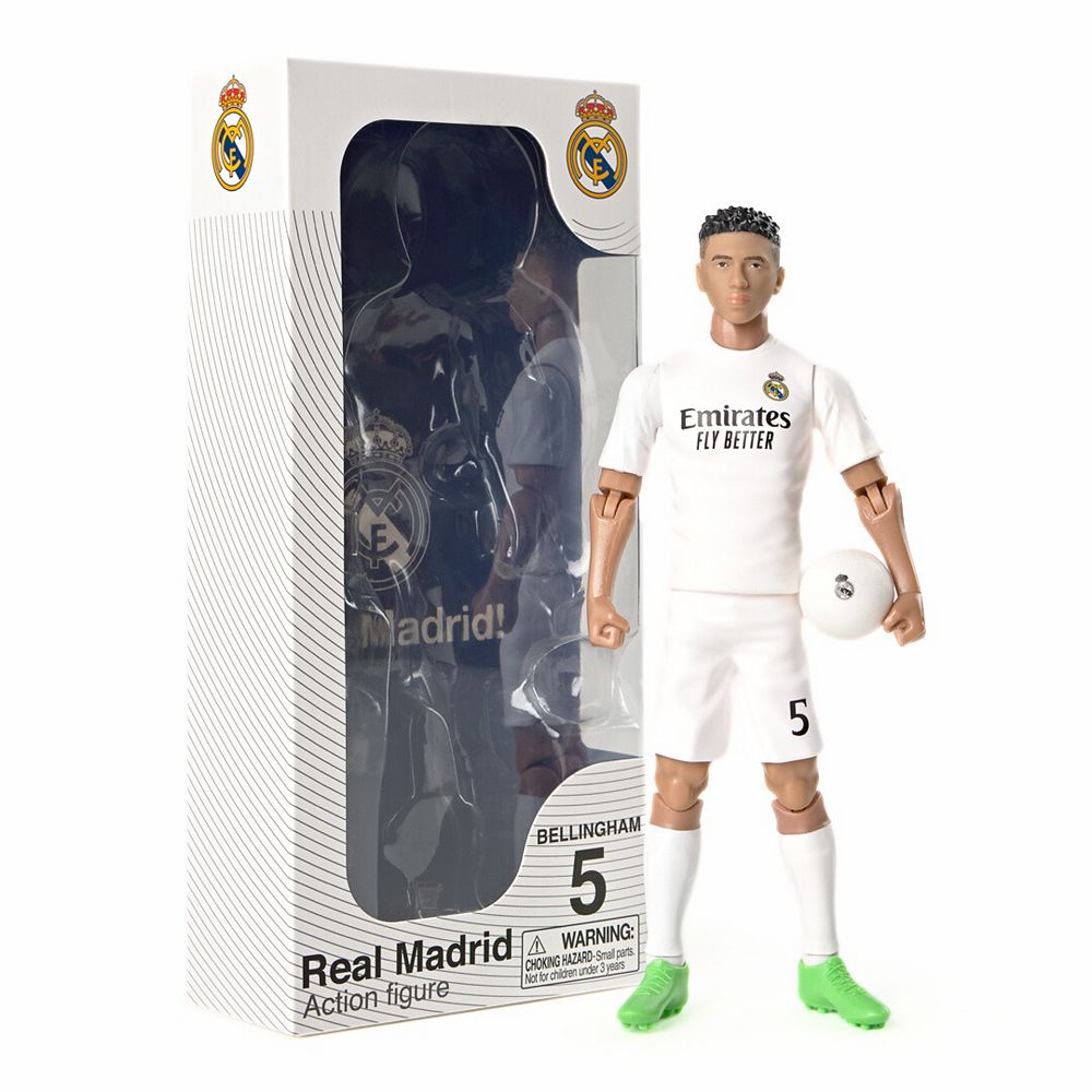 Коллекционная фигурка футболиста Bellingham Real Madrid 8" от Banbo Toys SOCKERS