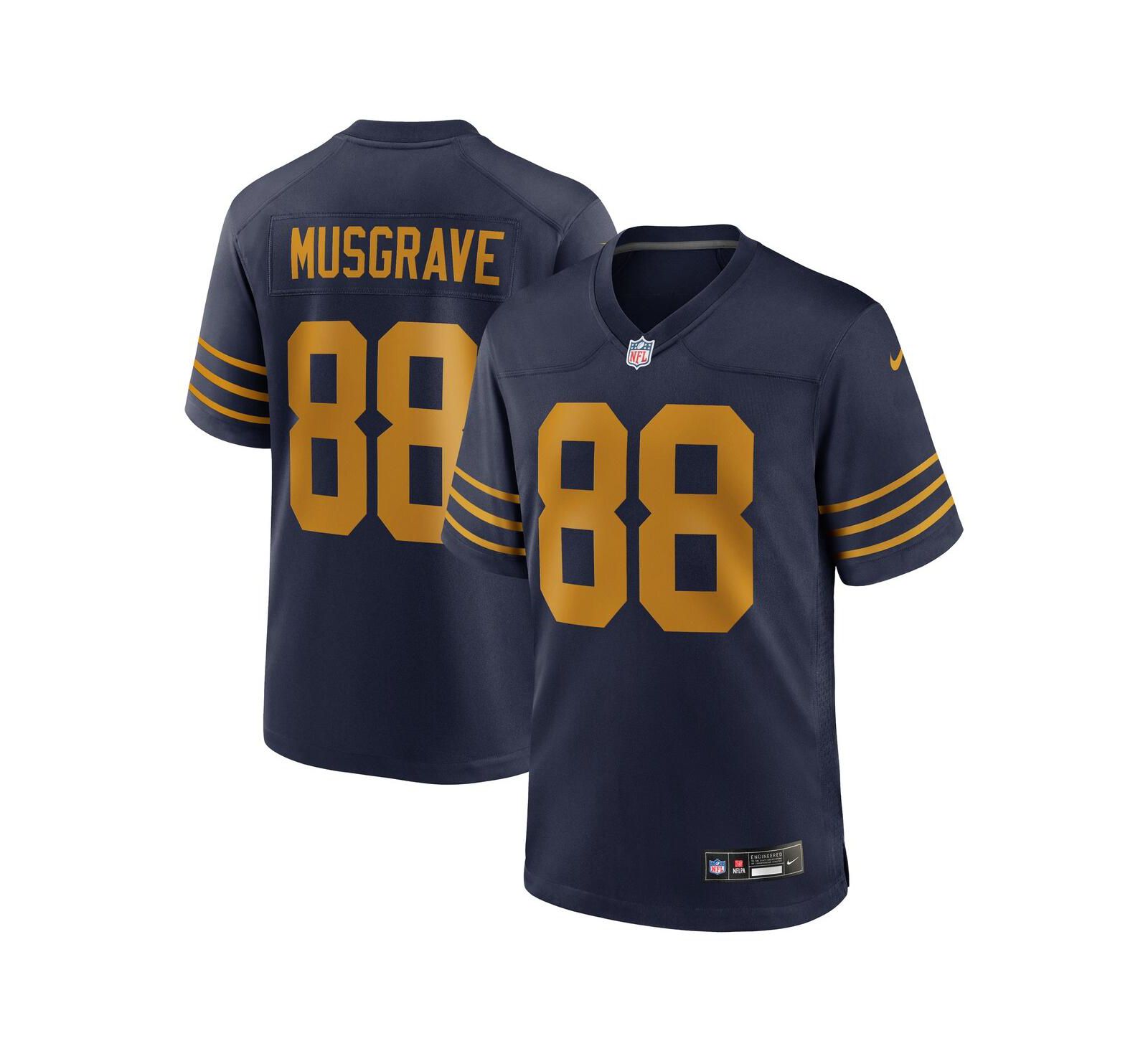 Джерси Nike Men's Luke Musgrave Navy Green Bay Packers The 1923 Classic Game