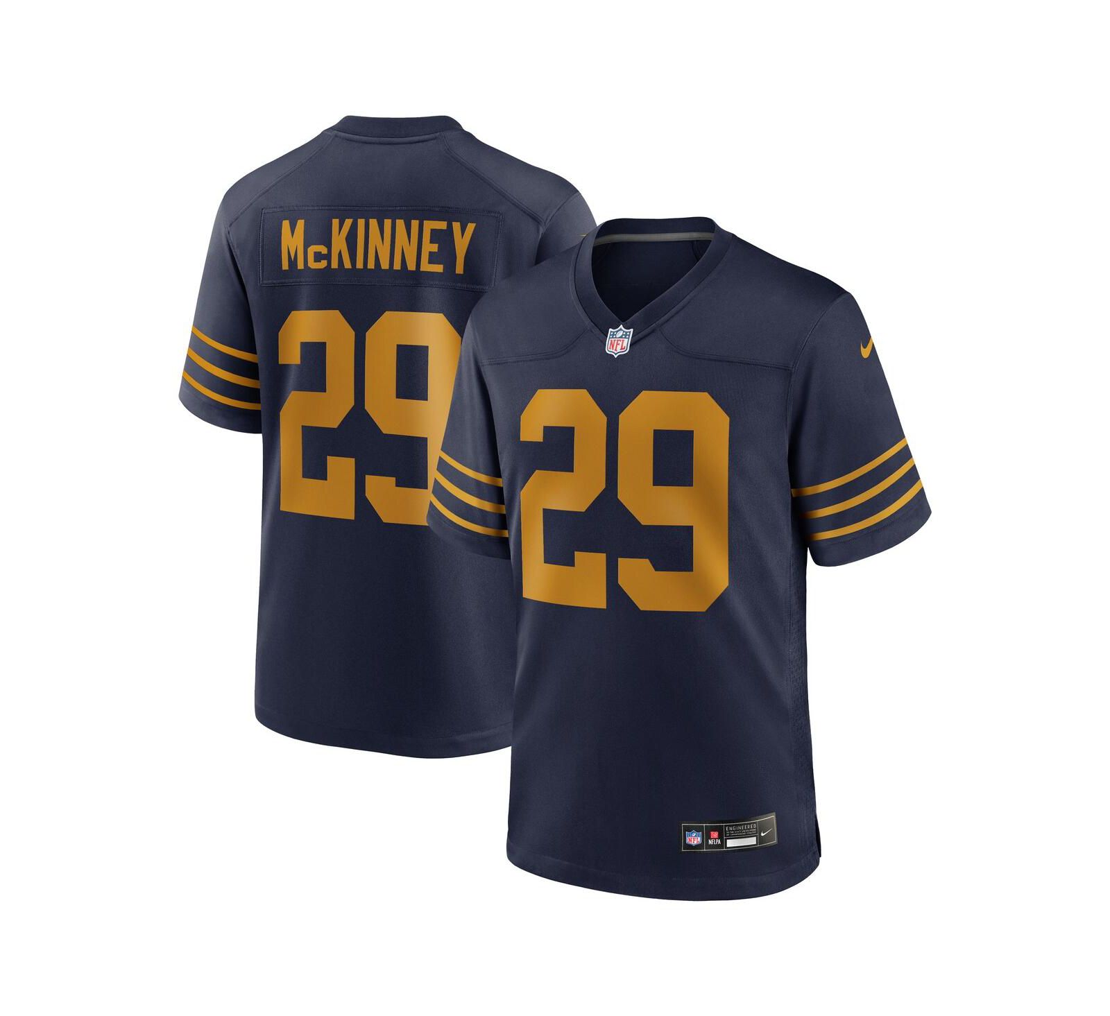 Nike Men's Xavier McKinney Navy Green Bay Packers The 1923 Classic Game Jersey