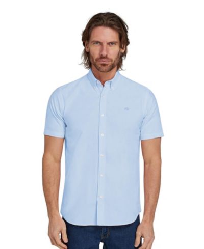 Raging Bull Мужская легкая рубашка Oxford с коротким рукавом