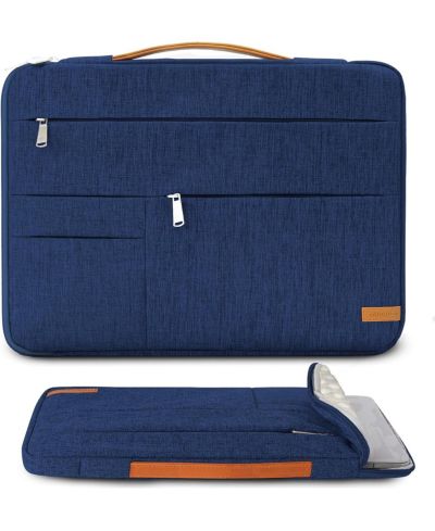 Чехол для ноутбука 13.3 inch, тонкий противоударный, синий, совместим с MacBook Air/Pro, Acer, Asus, Dell, HP