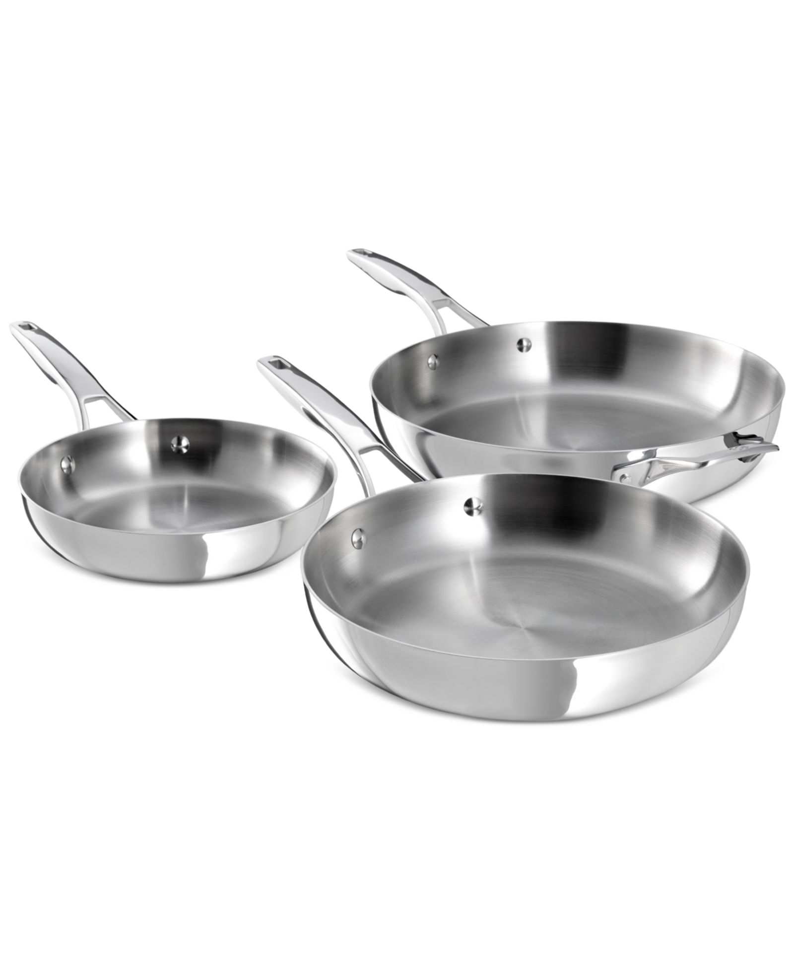 Calphalon Premier набор из 3 сковородок Stainless Steel