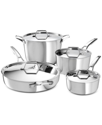 Calphalon Premier Stainless Steel 8-Piece Cookware Set