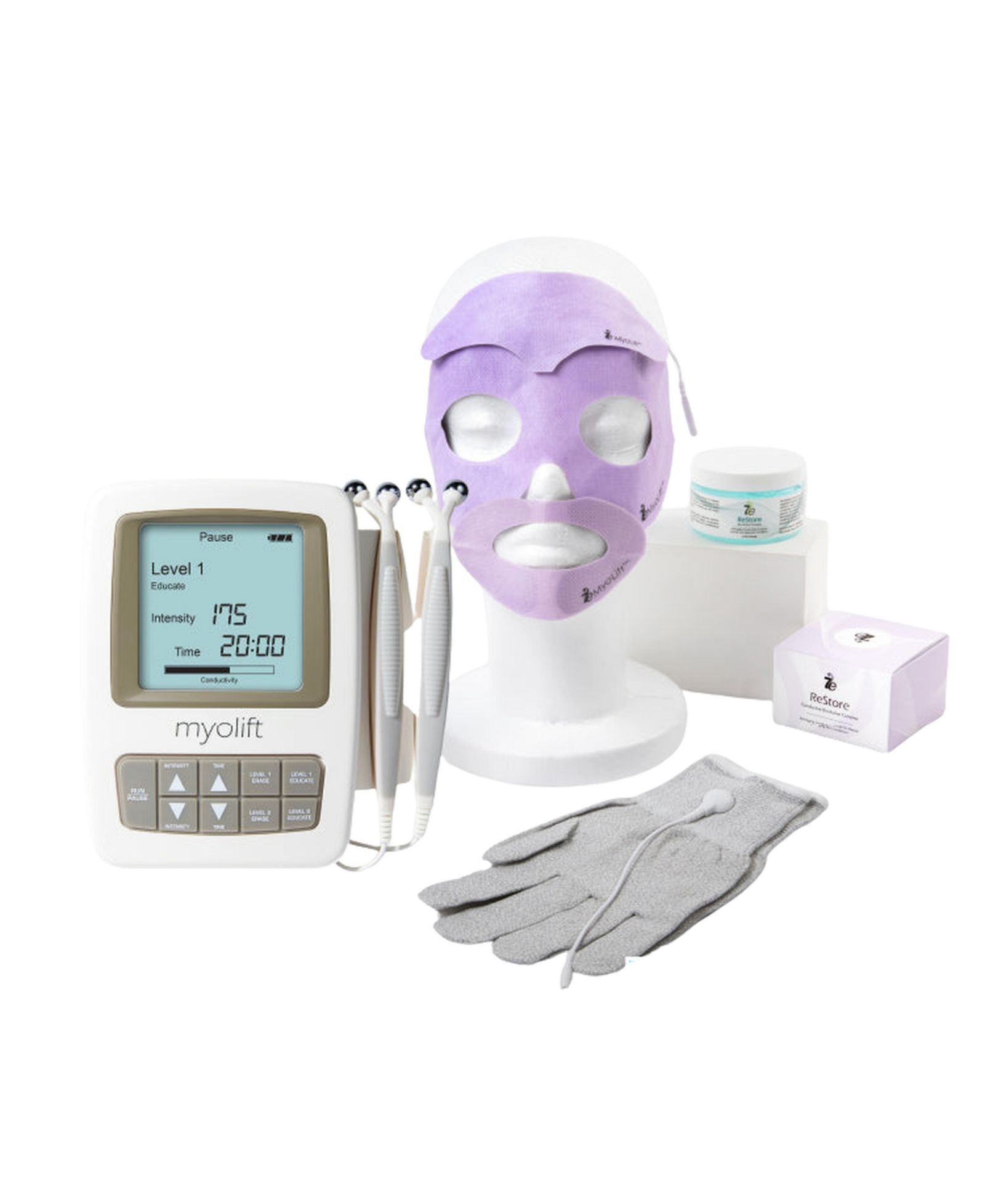 Комплект прибора 7E Wellness MyoLift Mini Microcurrent Device Bundle