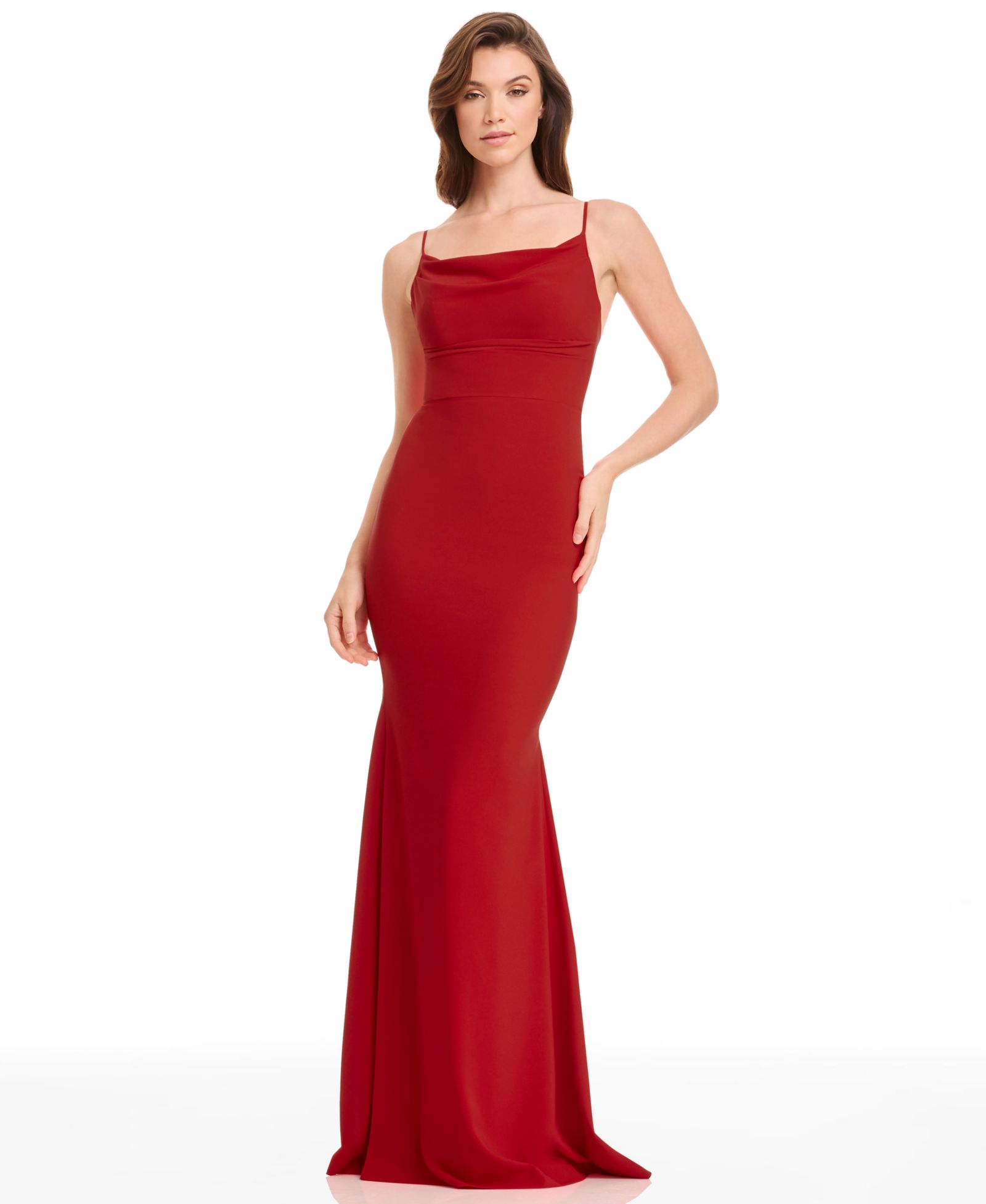 Dress the Population Женское платье Eliana с квадратным вырезом