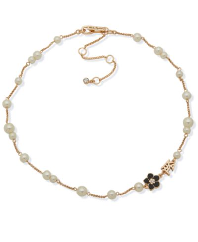 Ожерелье-чокер KARL LAGERFELD PARIS Imitation Pearl Collar