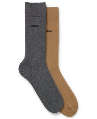 Hugo Boss Men's Low-Cut Crew Socks, 2-Pack