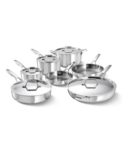 Набор кухонной посуды Calphalon Premier Stainless Steel, 12 шт.