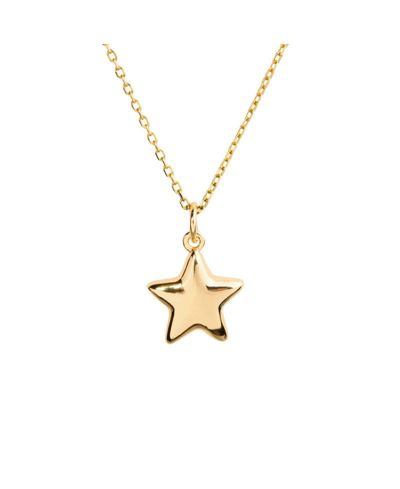 Little Sky Stone ожерелье с подвеской Puffy Star с напылением