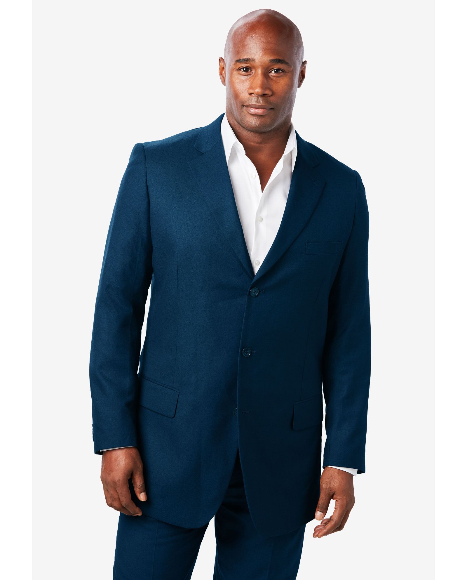 KingSize Men's Easy Movement Three-Button Jacket