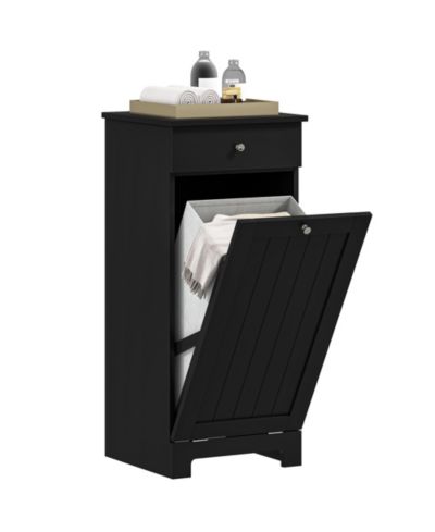 HOMCOM Комод для белья с выдвижным ящиком, Tilt Out Laundry Hamper
