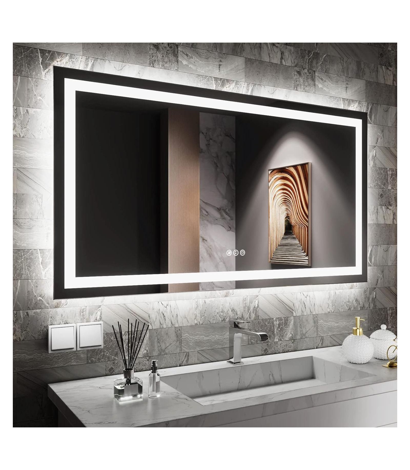 Зеркало для ванной Amorho LED Backlit