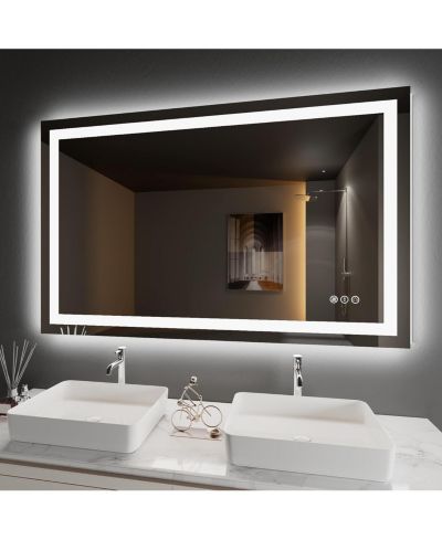 Зеркало для ванной Amorho с LED-подсветкой и регулировкой яркости