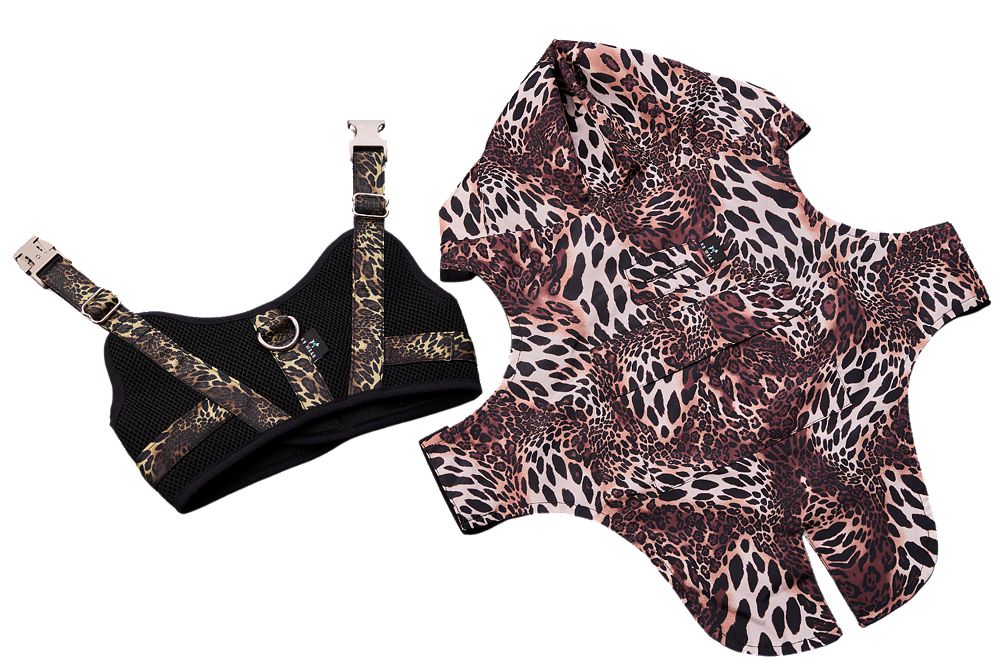 Комплект Natori Leopard Raincoat & Harness Set - L