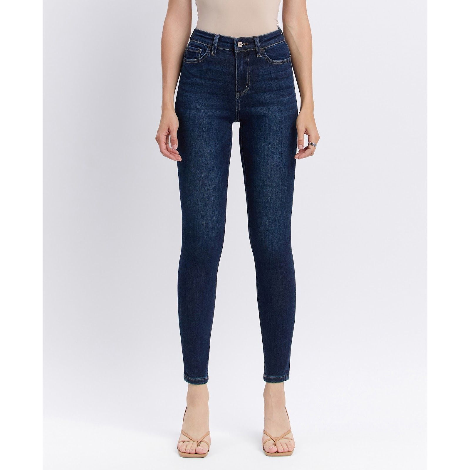 Vervet Women's High Rise Ankle Skinny Jeans
