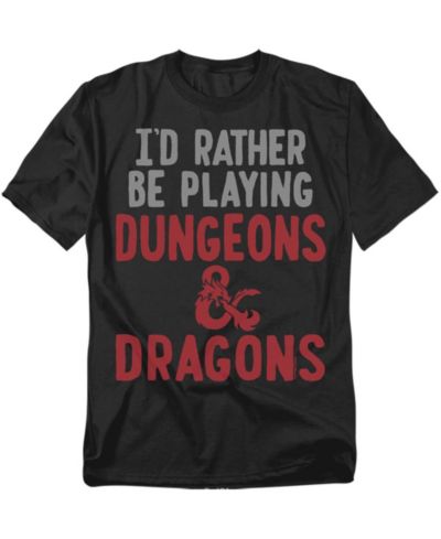 Мужская футболка D&D Dungeons And Dragons Rather Be Playing DD