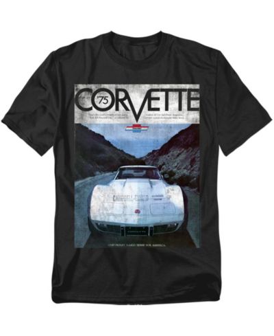 Corvette Men's Chevy 75 Poster T-Shirt