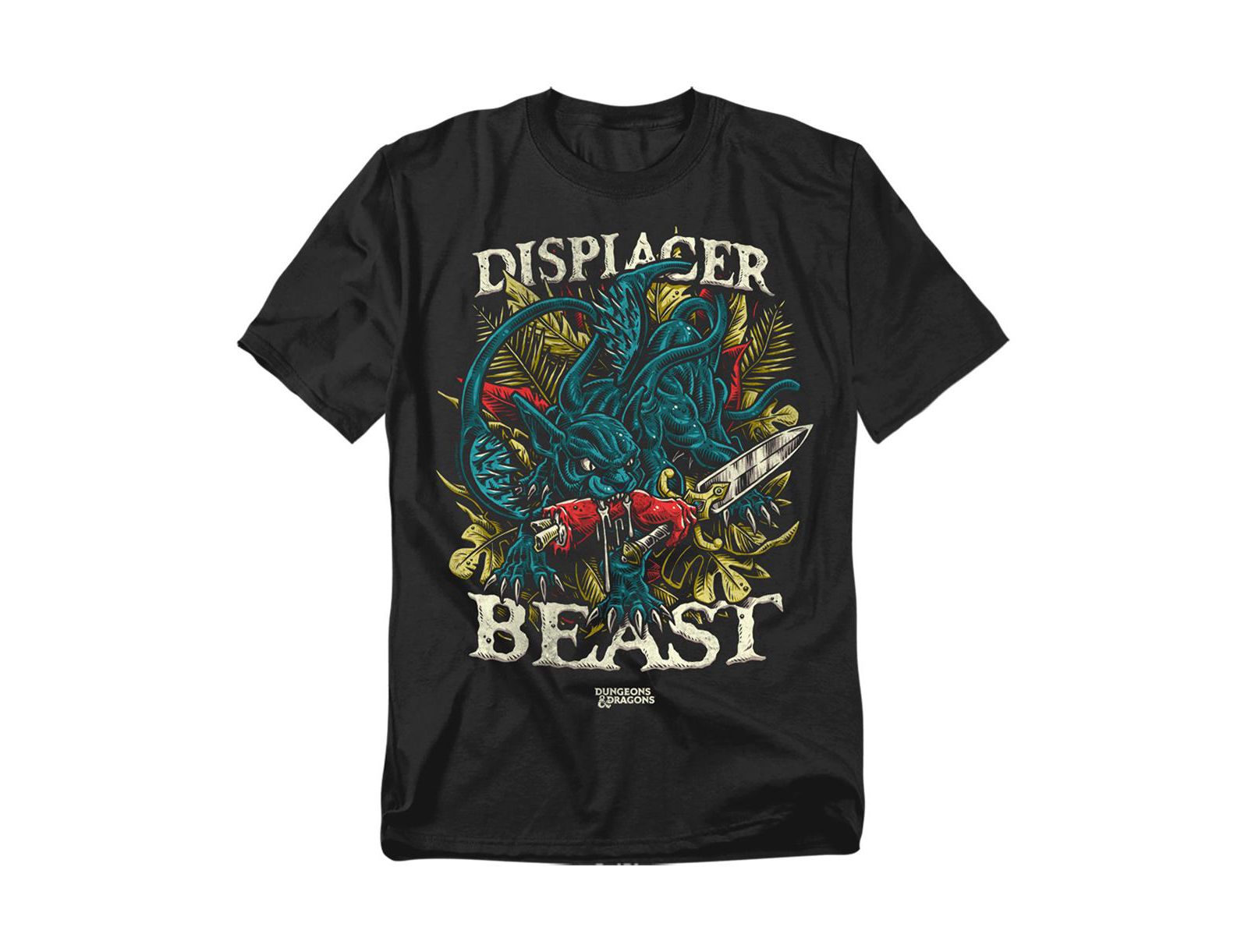 D&D Men's Dungeons and Dragons Displacer Beast T-Shirt