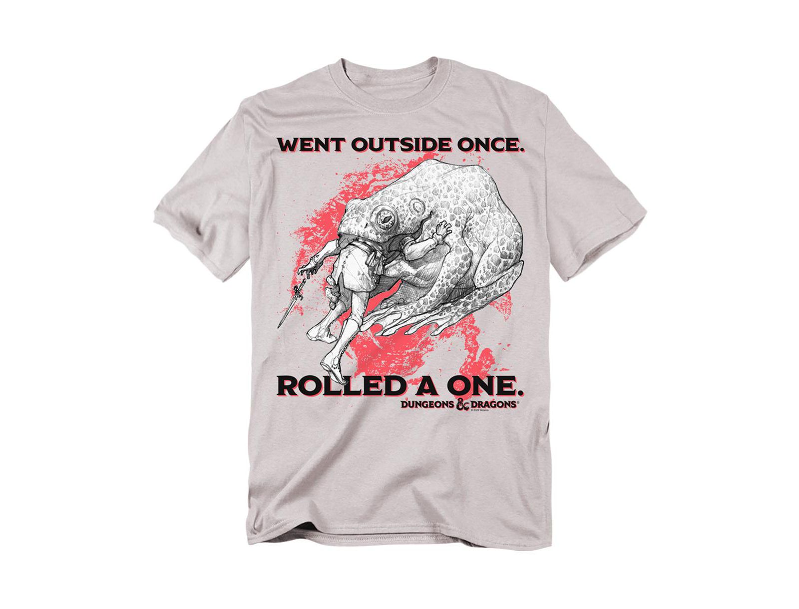 D&D Men's Dungeons And Dragons Rolled A One T-Shirt