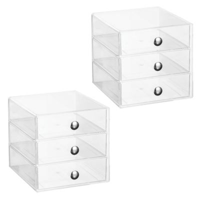 Органайзер для макияжа iDesign Stackable, 2 шт. по 3 ящика