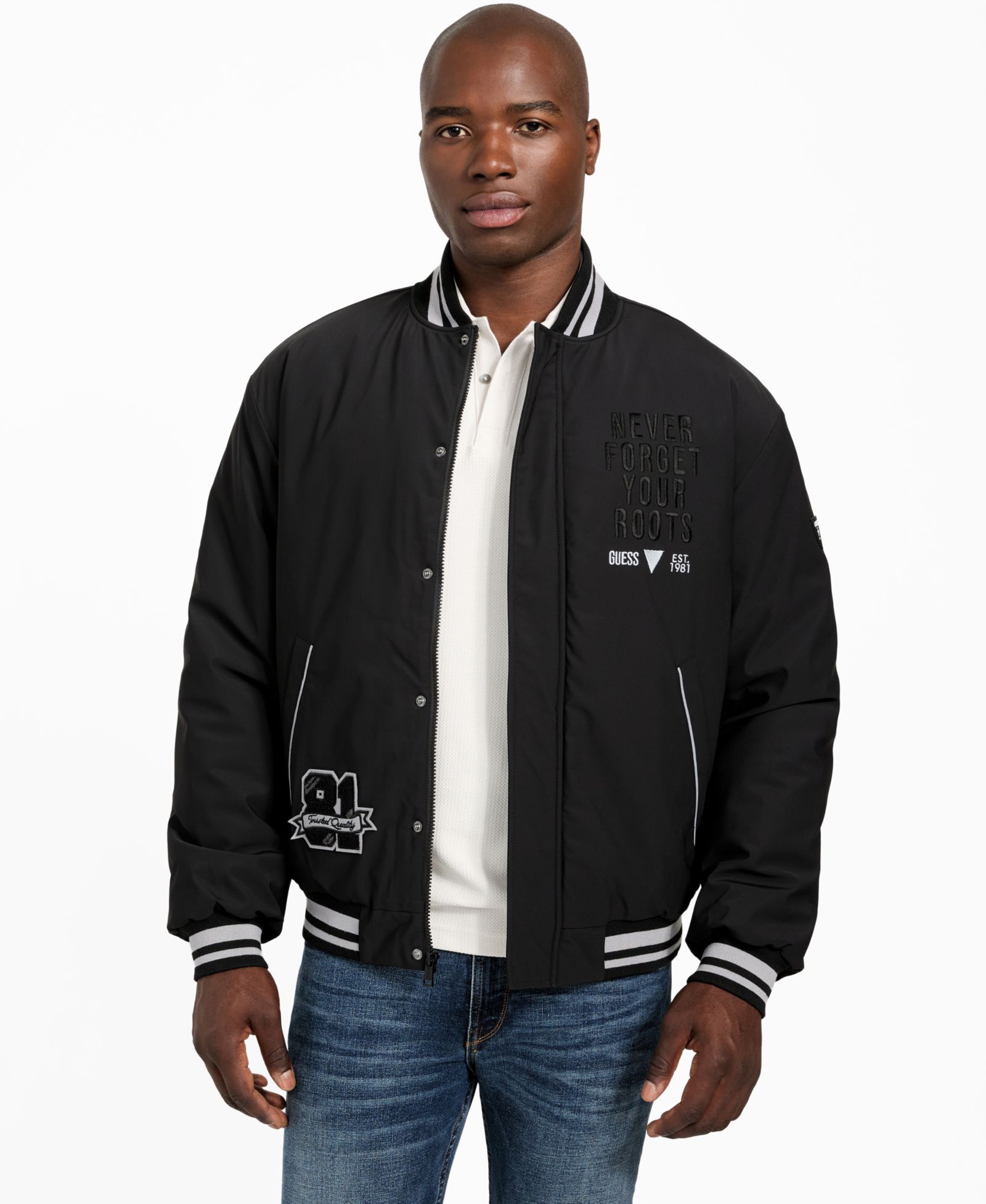 Мужская куртка GUESS Regular-Fit Varsity Bomber