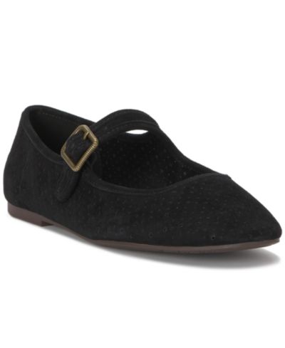 Lucky Brand Women's Tannyr Perforated Mary Jane Ballet Flats