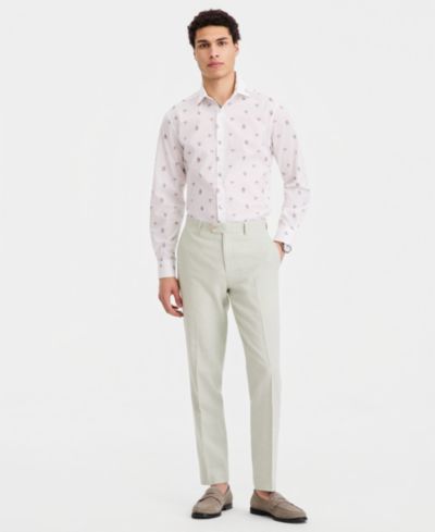 Bar III Мужской Slim-Fit Linen-Blend Suit Separates Pants