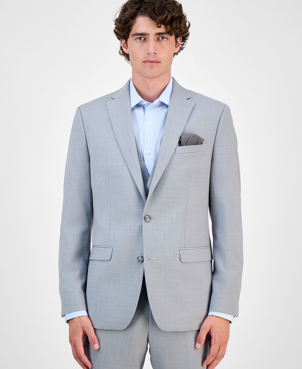 Bar III Men's Slim-Fit Wool Blend Suit Separates Jacket, Macy's Exclusive