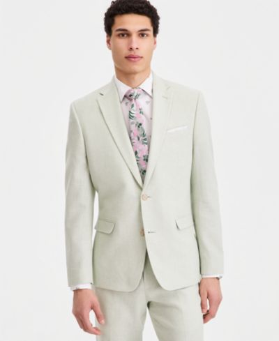 Мужской приталенный пиджак Bar III Slim-Fit Linen-Blend Suit Separates Jacket