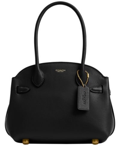 COACH Маленькая кожаная сумка-саквояг COACH Soft Empire Small Leather Satchel Bag 21