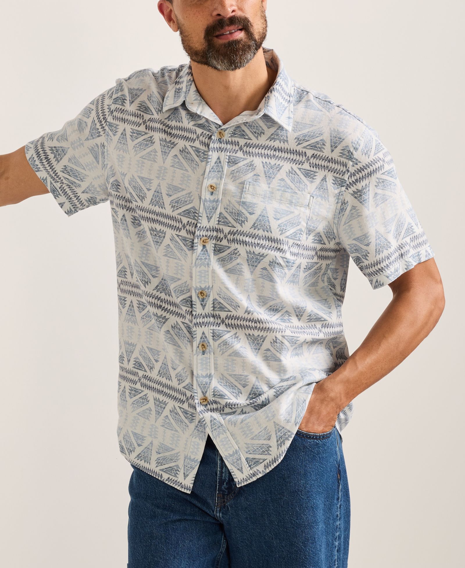 Pendleton Men's Dawson Short-Sleeve Regular-Fit Shirt