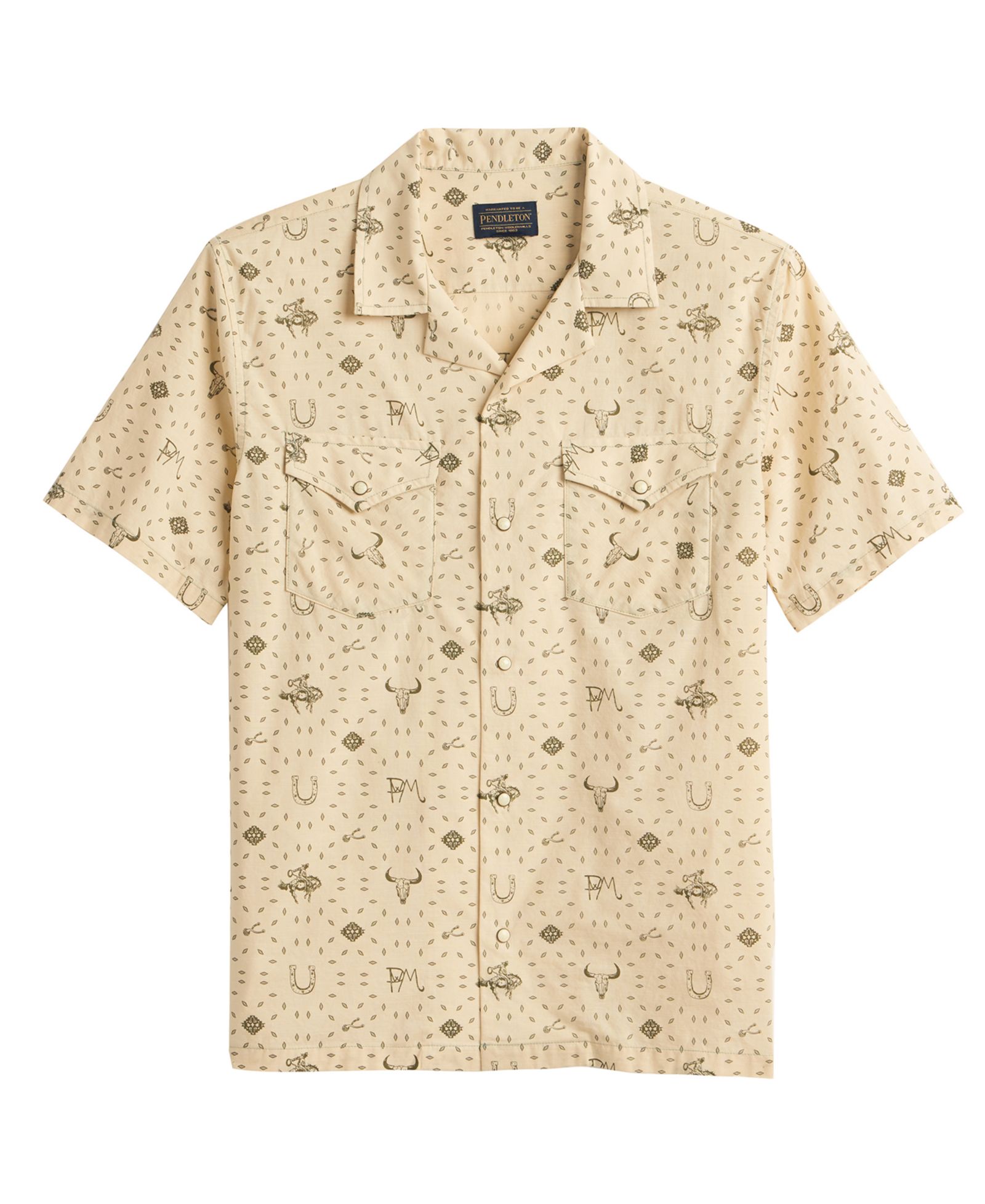Мужская рубашка Pendleton Short-Sleeve Collar