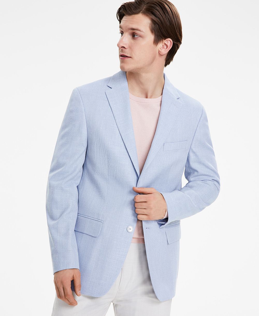 Tommy Hilfiger Men's Modern-Fit Patterned Blazer