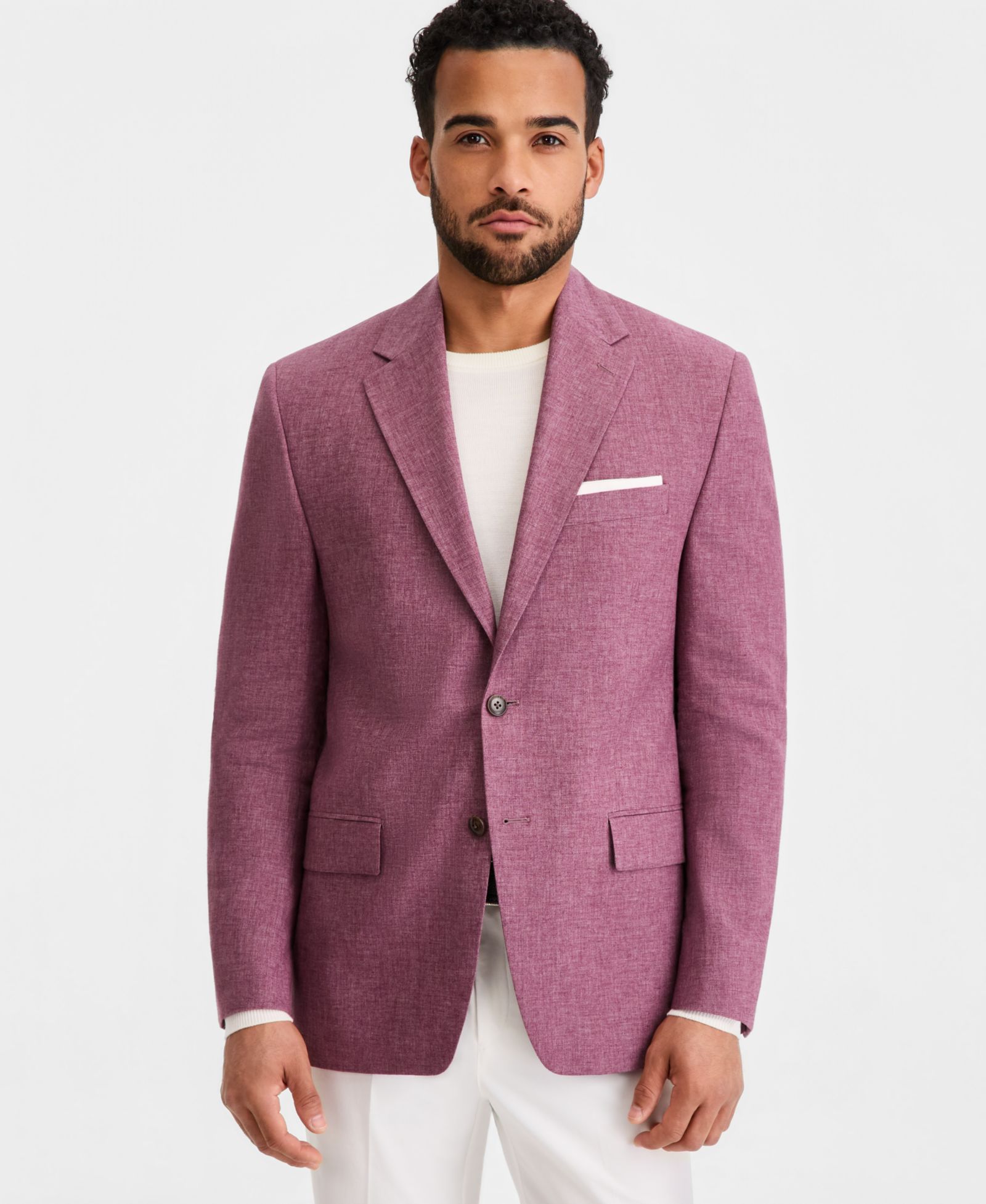 Michael Kors Мужской блейзер Classic-Fit из смесового льна Mélange