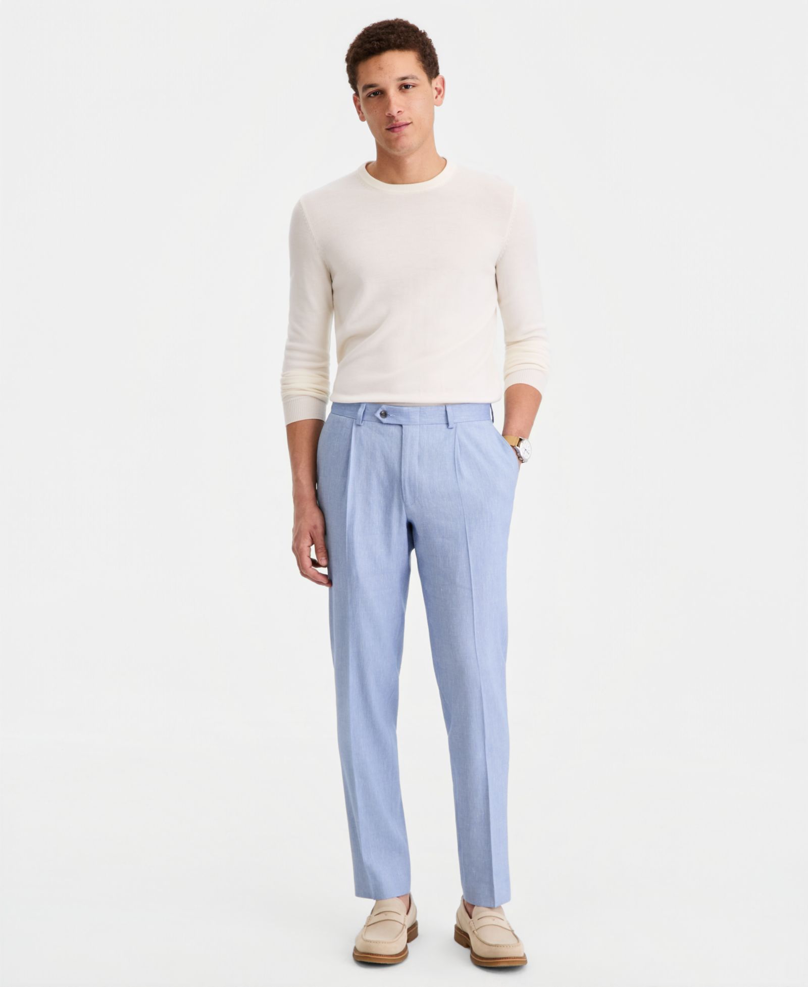 Michael Kors Мужской Linen Blend Classic-Fit Pant