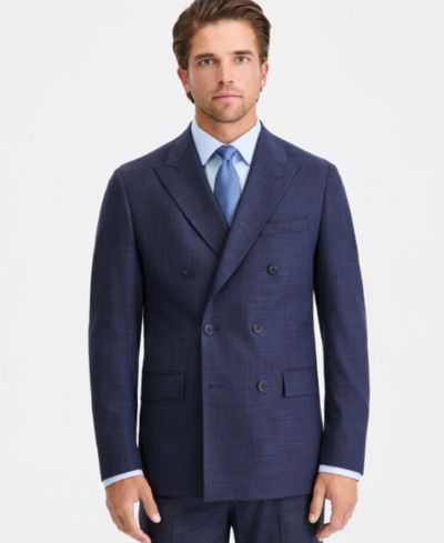 Calvin Klein Men's Slim-Fit Double-Breasted Suit Separates Jacket