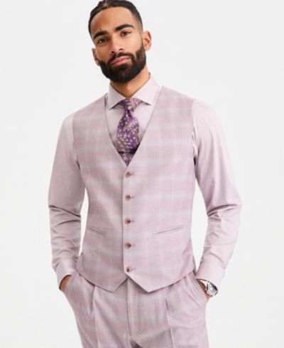 Жилет Tayion Collection Men's Classic-Fit Dusty Rose Suit Separates