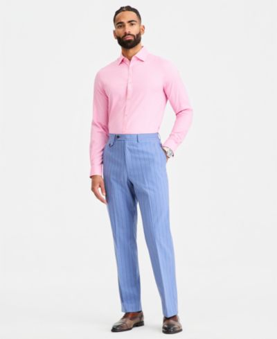Мужские брюки Tayion Collection Classic-Fit Blue Pinstripe