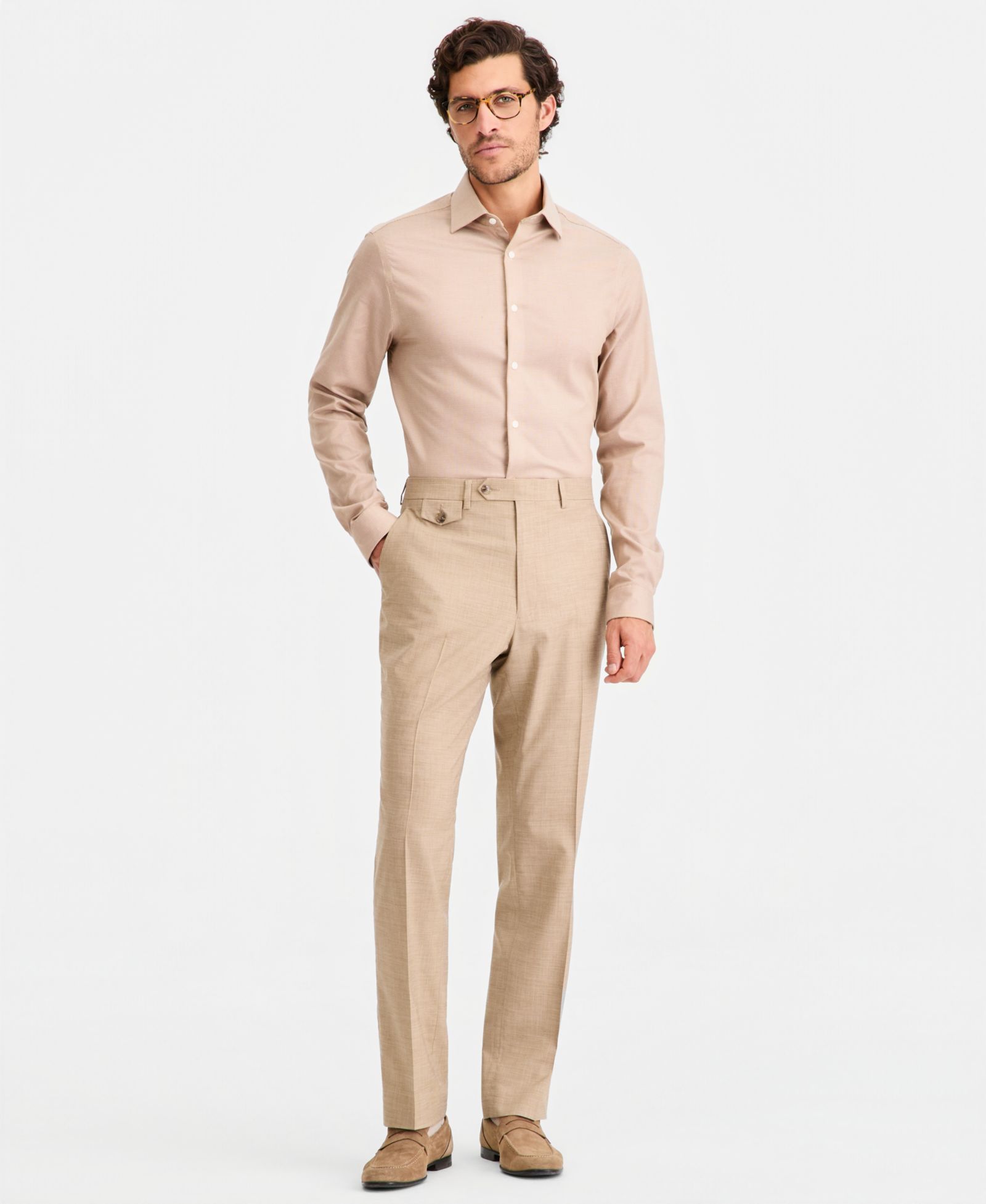 Tayion Collection Мужской Classic-Fit Suit Separates Pants