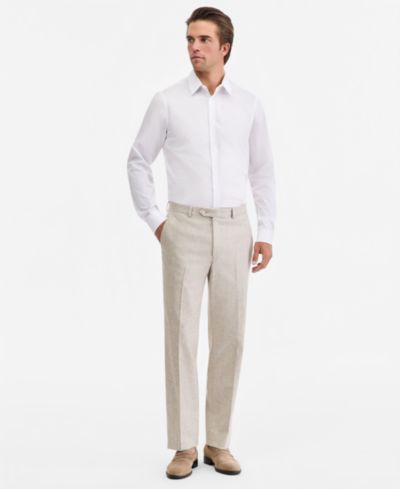 Мужские брюки от костюма Michael Kors Classic-Fit Tan Texture