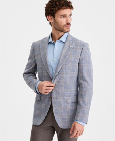 Мужской блейзер Ted by Ted Baker Blue plaid modern-fit