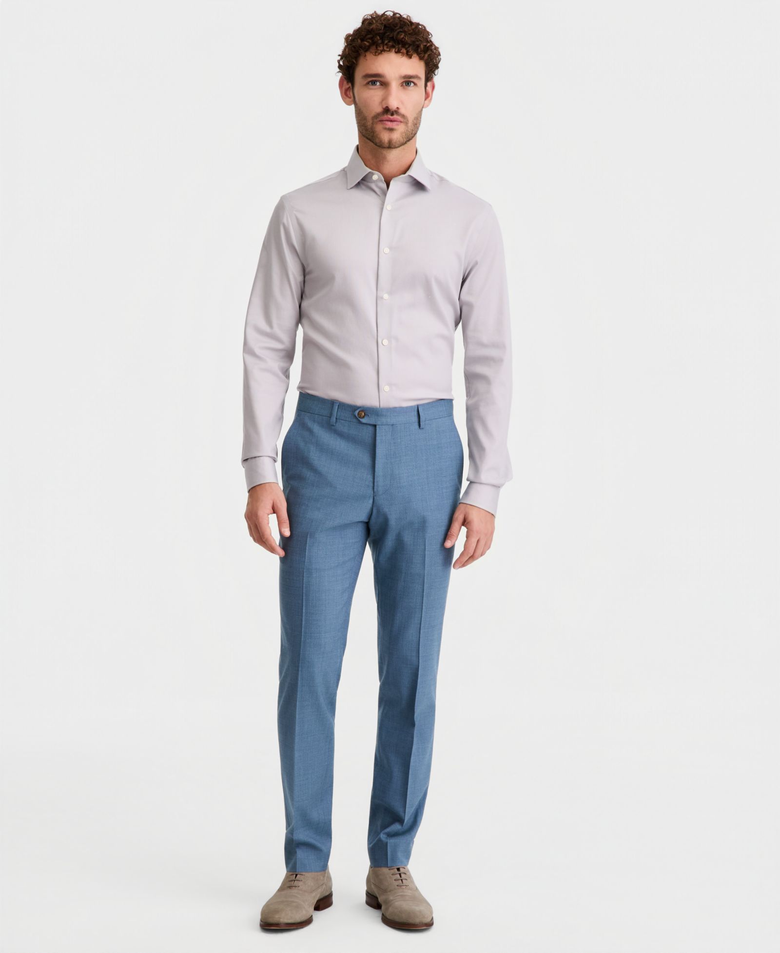 Ted by Ted Baker Men's Modern-Fit Wool-Blend Solid Suit Separate Pants