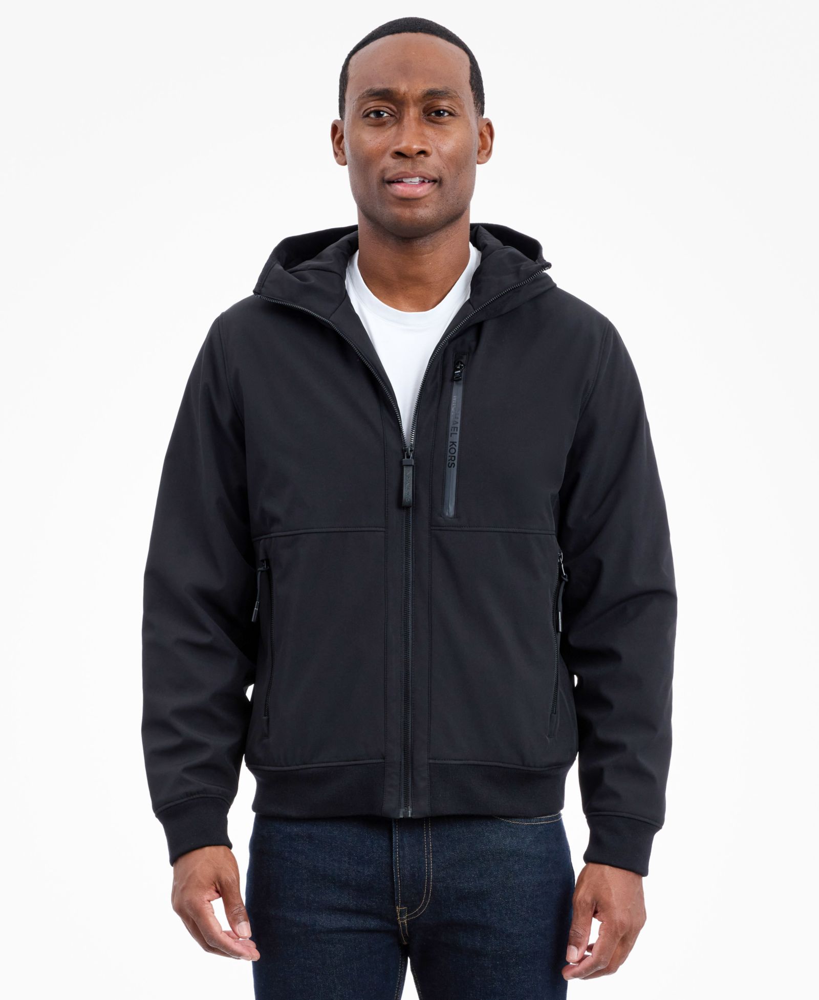 Michael Kors Men's Hooded Softshell Jacket