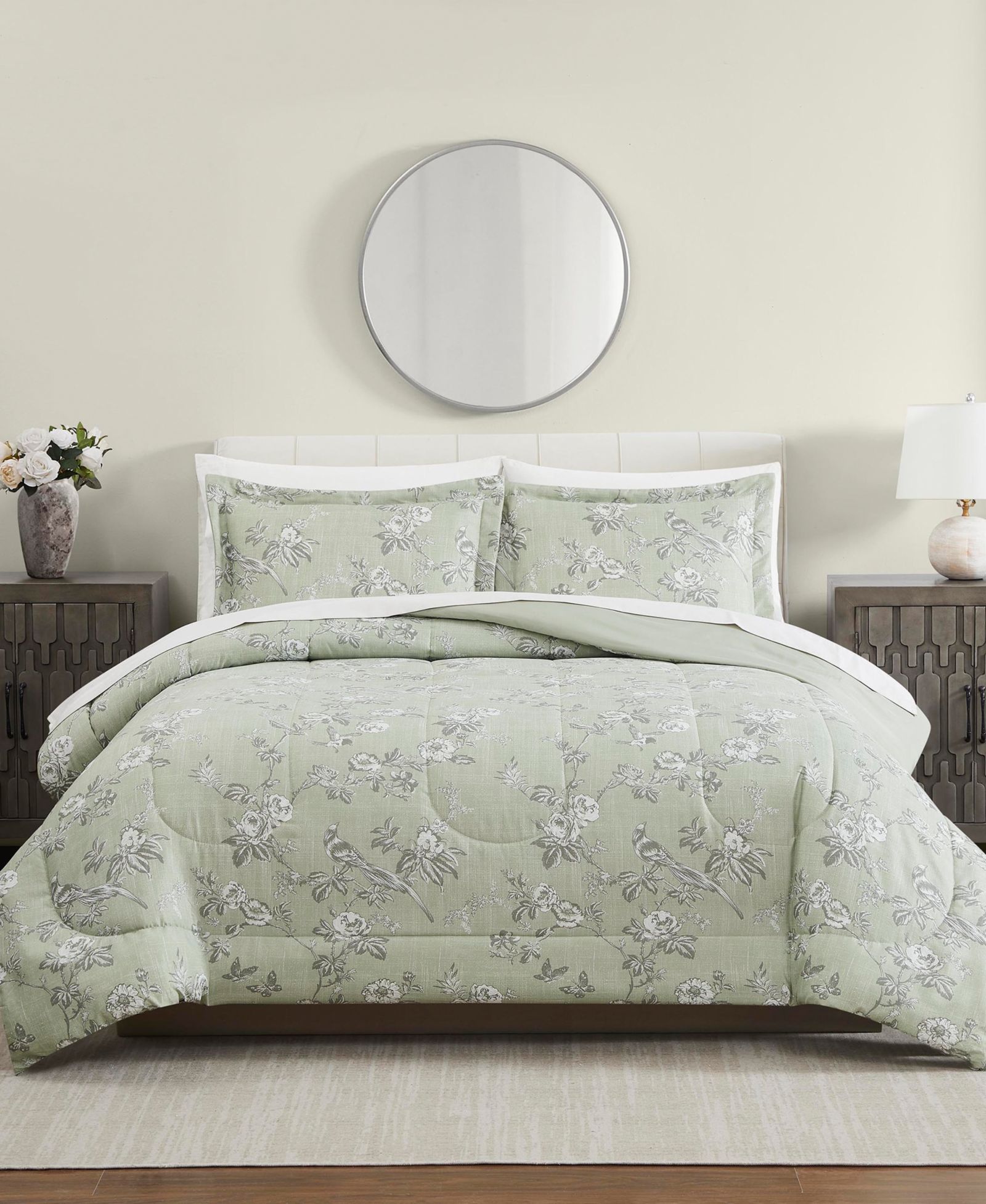 Macy's Bird Toile 3-Pc. Comforter Sets